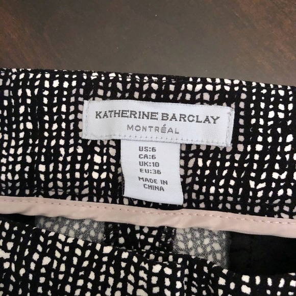 *KATHERINE BARCLAY* Cross-Hatch Trouser Pants - Picture 7 of 7